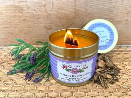 Candle: Gabriella Oils: Natural Lavender and Cedarwood