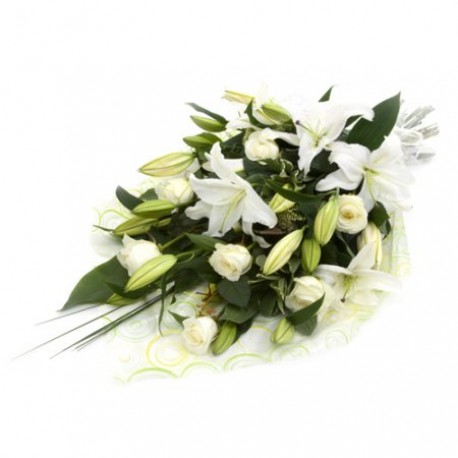 Bereavement Roses and lilies