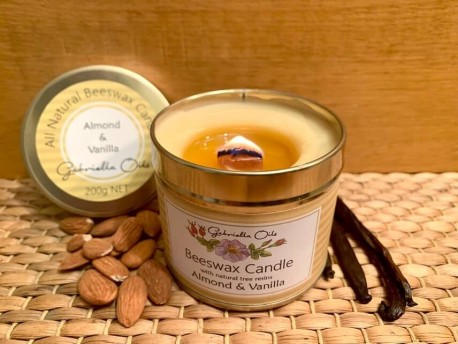 Candle: Gabriella Oils: Vanilla and Almond Candle Tin